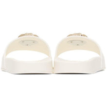 Versace White Palazzo Pool Sandals