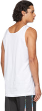 Versace White TrÃ©sor De La Mer Logo Tank Top