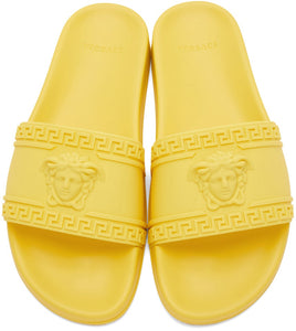 Versace Yellow Palazzo Slides