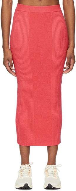 Victor Glemaud Pink Variegated Rib Skirt - Victor Glemaud Rose Rose Variégated Jupe - Victor Glameud 핑크 잡색의 갈비뼈 스커트