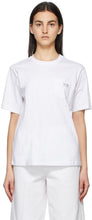 Victoria Victoria Beckham White Pocket Logo T-Shirt - T-shirt Victoria Victoria Beckham Blanc Logo - 빅토리아 빅토리아 베컴 화이트 포켓 로고 티셔츠