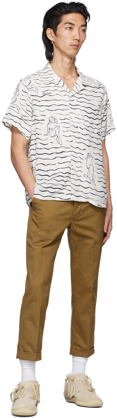 Visvim Brown High Water Chino Trousers