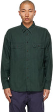 Visvim Green Check Lumber Khadi Shirt - Visvim Vert Check Lumber Khadi Shirt - Visvim Green Check Lumber Khadi Shirt.