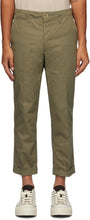 Visvim Khaki High Water Chinos - Visvim Kaki High Water ChinoS - Visvim Khaki High Water Chinos