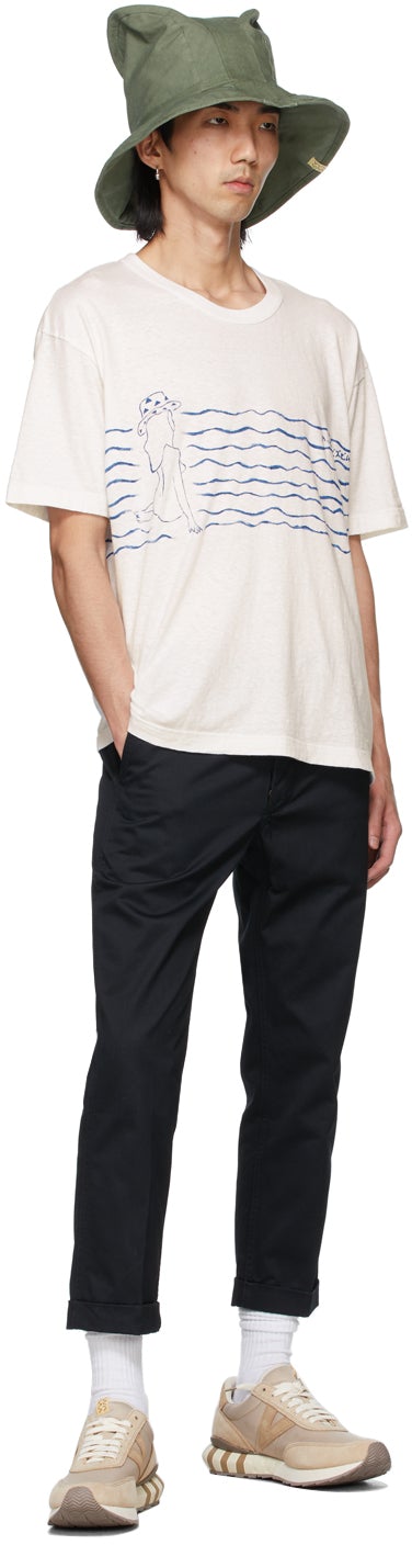 visvimハイウォーターチノNAVY Visvim Navy High Water Chino Trousers – BlackSkinny