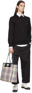 Vivienne Westwood Black Logo Classic Crewneck Sweatshirt