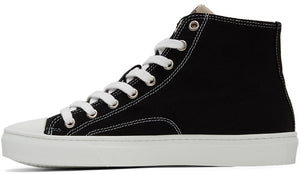 Vivienne Westwood Black Plimsoll Hi Sneakers