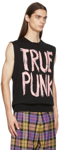 Vivienne Westwood Black 'Punk' Vest Sweater