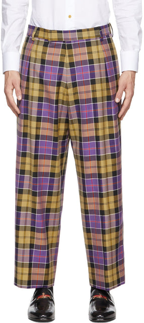 Vivienne Westwood Multicolor Chaplin Trousers - Vivienne Westwood Pantalon Chaplin multicolore - Vivienne Westwood 여러 가지 빛깔의 Chaplin 바지