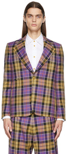 Vivienne Westwood Multicolor Classic Tartan Blazer - Vivienne Westwood Multicolore Classique Tartan Blazer - Vivienne Westwood 여러 가지 빛깔의 클래식 타탄 블레이저