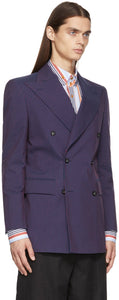 Vivienne Westwood Navy Classic Double-Breasted Blazer