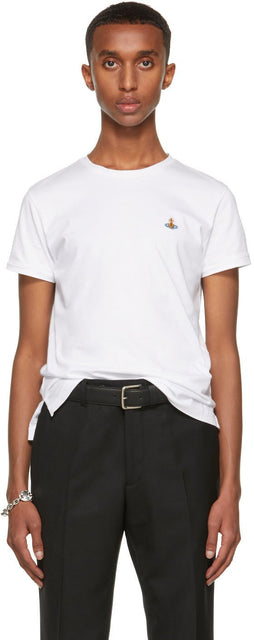 Vivienne Westwood White Peru Orb T-Shirt - T-shirt Vivienne Westwood White Peru Orb - Vivienne Westwood White Peru Orb T 셔츠