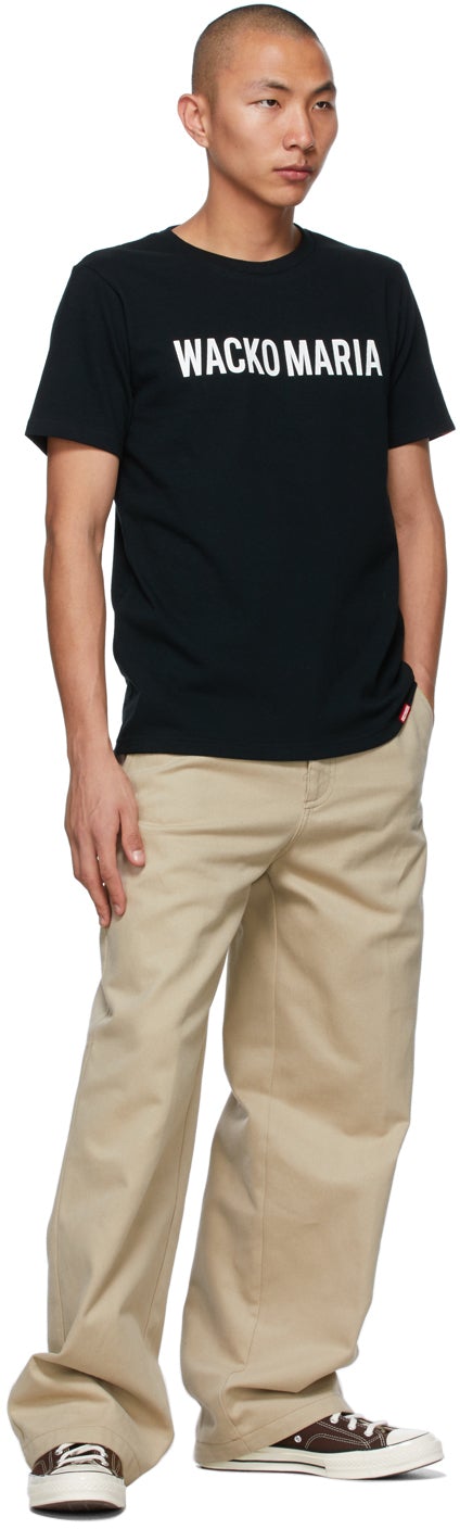 WACKO MARIA Black Heavyweight (Type-2) T-Shirt