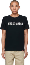 WACKO MARIA Black Heavyweight (Type-2) T-Shirt - T-shirt poids lourd noir Wacko Maria (type-2) - 웨코 마리아 블랙 헤비급 (TYPE-2) 티셔츠