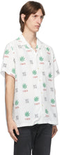 WACKO MARIA White High Times Edition Pot Leaf Shirt