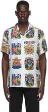 WACKO MARIA White Sublime Edition Hawaiian Album Print Shirt - Wacko Maria SUBLIME SUBLIME EDITION HAWAIIAN IMPRIMER T-shirt - Wacko Maria White Sublime Edition 하와이 앨범 인쇄 셔츠