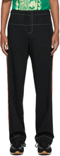 Wales Bonner Black Virgin Wool Kingston Pyjama Trousers - Pays de Galles Bonner Black Virgin Laine Kingston Pajama Pantalons - 웨일즈 보너 블랙 버진 양모 킹스톤 파자마 바지
