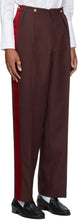 Wales Bonner Burgundy Hanover Military Trousers