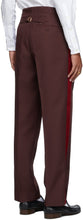 Wales Bonner Burgundy Hanover Military Trousers