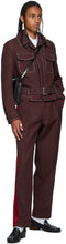 Wales Bonner Burgundy Hanover Military Trousers