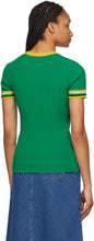 Wales Bonner Green Saint Ann Ribbed T-Shirt