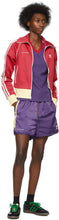 Wales Bonner Purple adidas Edition Striped Shorts