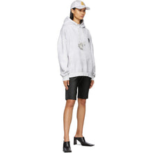 We11done Black Faux-Leather Pleated Shorts - We11done Short plissé en similicuir noir - Black Faux-Leather Pleated Shorts