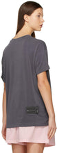 We11done Grey Jersey Oversized T-Shirt