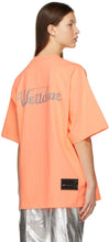 We11done Orange Reflective Logo T-Shirt