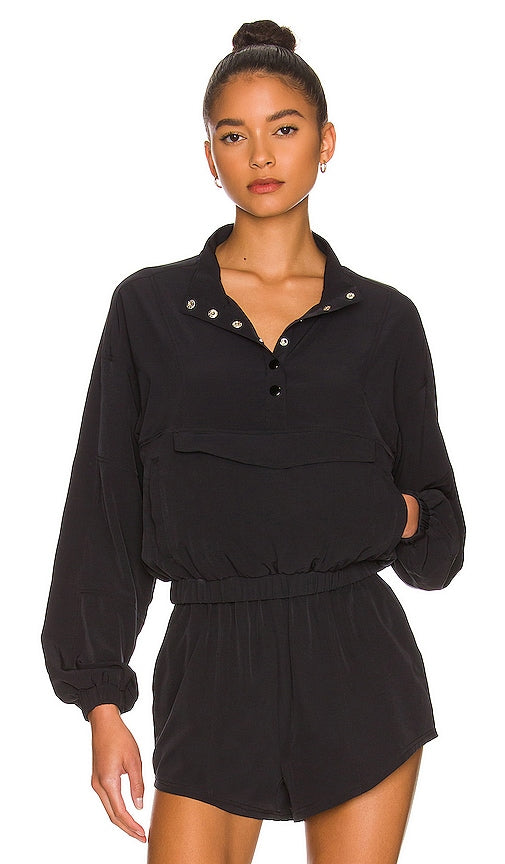 WellBeing + BeingWell Delta Packable Jacket in Black Bien-être + veste embalable de Delta Bewell en noir 福利 + Bewell Delta包装夹克黑色