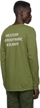 Western Hydrodynamic Research SSENSE Exclusive Green Uniform Long Sleeve T-Shirt