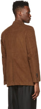 Winnie New York Brown Corduroy Double-Breasted Blazer