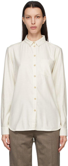 Won Hundred Off-White Kate Shirt - Remporte une centaine de chemise de kate blanc blanc - 백 오프 화이트 케이트 셔츠를 얻었습니다