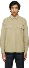 Wood Wood Beige Corduroy Andrew Shirt - Bois bois velours côtelé beige andrew shirt - 나무 나무 베이지 코듀로 앤드류 셔츠