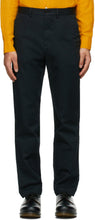 Wood Wood Black Light Twill Marcus Trousers - Pantalon marcus en bois noir en bois noir - 나무 나무 검은 빛 능 직물 마커스 바지