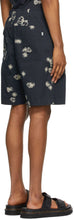 Wood Wood Blue Alfred Graphic Shorts