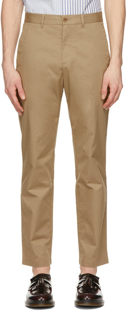Wood Wood Khaki Marcus Trousers - Pantalon MARCUS KHAKI BOIS KHAKI - 나무 나무 카키 마커스 바지