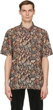 Wood Wood Multicolor Paisley Thor Short Sleeve Shirt - Chemise à manches courtes Paisley de bois multicolore en bois - 나무 나무 여러 가지 빛깔의 페이즐리 토르 반소매 셔츠