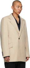 Wooyoungmi Beige Double-Breasted Blazer