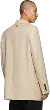 Wooyoungmi Beige Double-Breasted Blazer