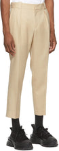 Wooyoungmi Beige One Pleat Trousers