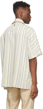 Wooyoungmi Beige Striped Short Sleeve Shirt