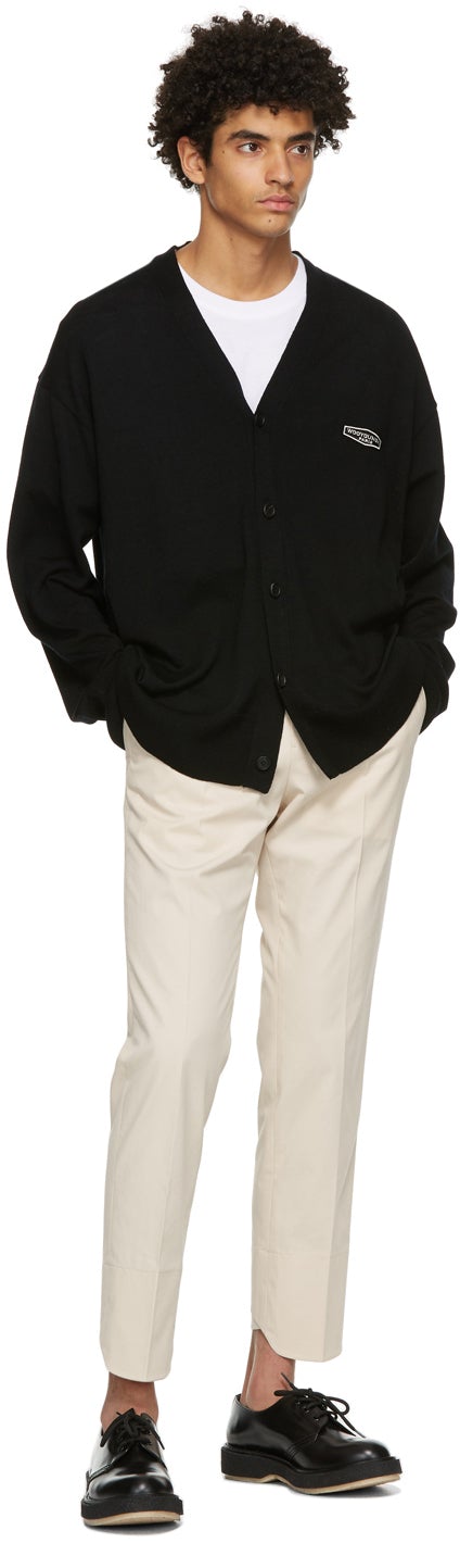 Wooyoungmi Beige Twill Slim Trousers