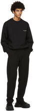 Wooyoungmi Black Square Patch Sweatshirt
