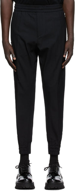 Wooyoungmi Black Waistband Pants - Pantalon de ceinture noire Wooyoungmi - Wooyoungmi 블랙 허리띠 바지