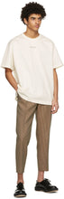 Wooyoungmi Khaki One Pleat Trousers