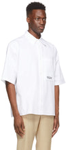 Wooyoungmi White Oversized Short Sleeve Shirt