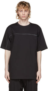 Y-3 Black CH1 Shell T-Shirt - T-shirt de coquille ch1 noir Y-3 - Y-3 블랙 ch1 쉘 티셔츠