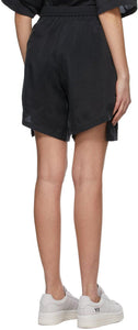 Y-3 Black CH3 Shade Sanded Cupro Shorts – BlackSkinny