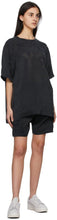 Y-3 Black CH3 Shade Sanded Cupro Shorts